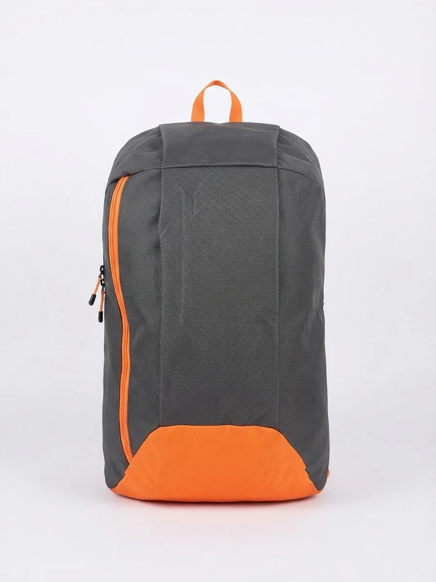 Mochila walking gris con naranja