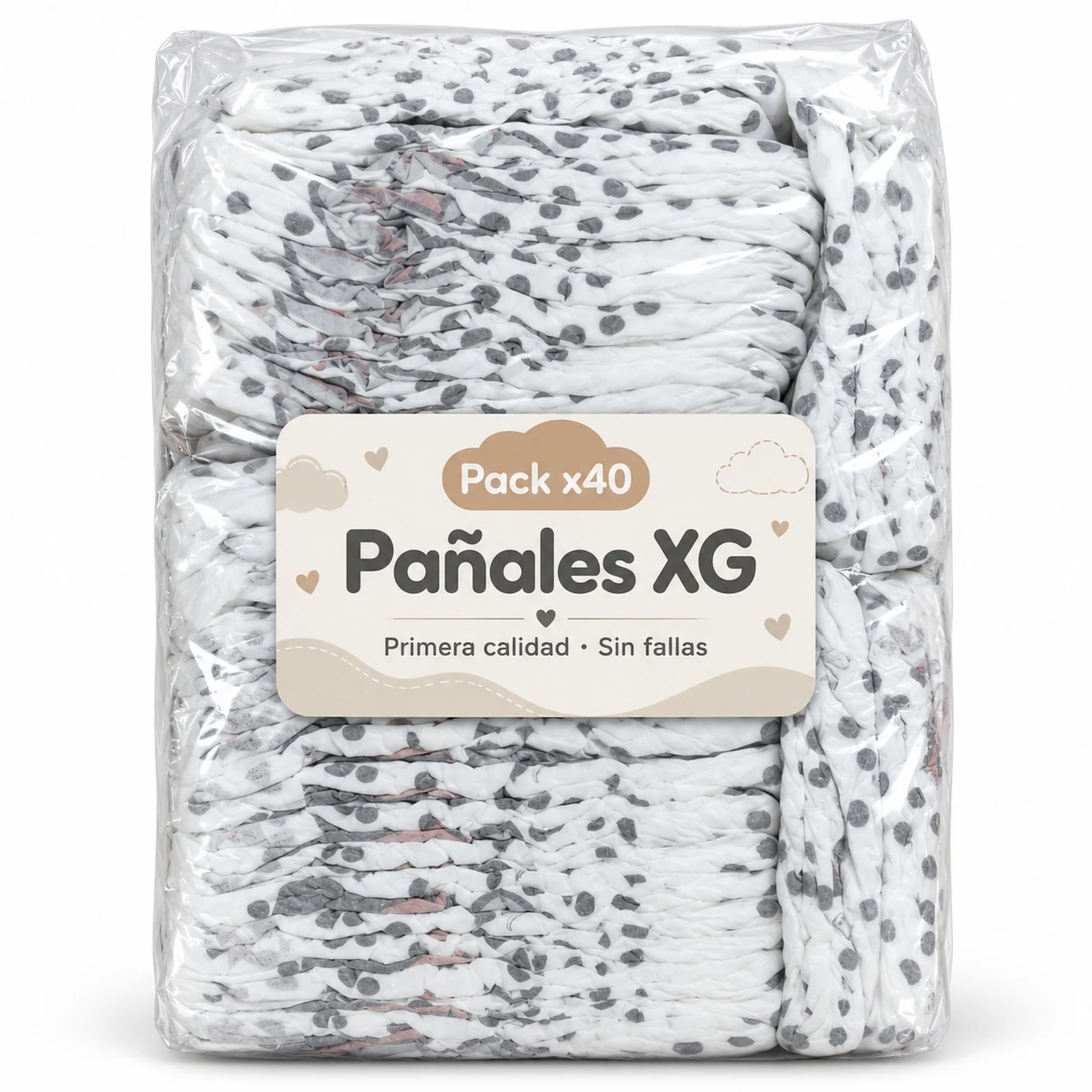 Pack pañales reembolsados 40 unidades
