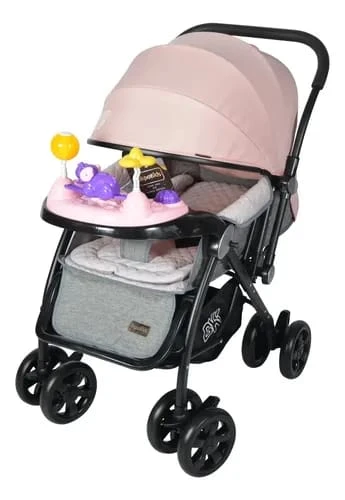 Coche cuna de bebé con Bandeja Musical