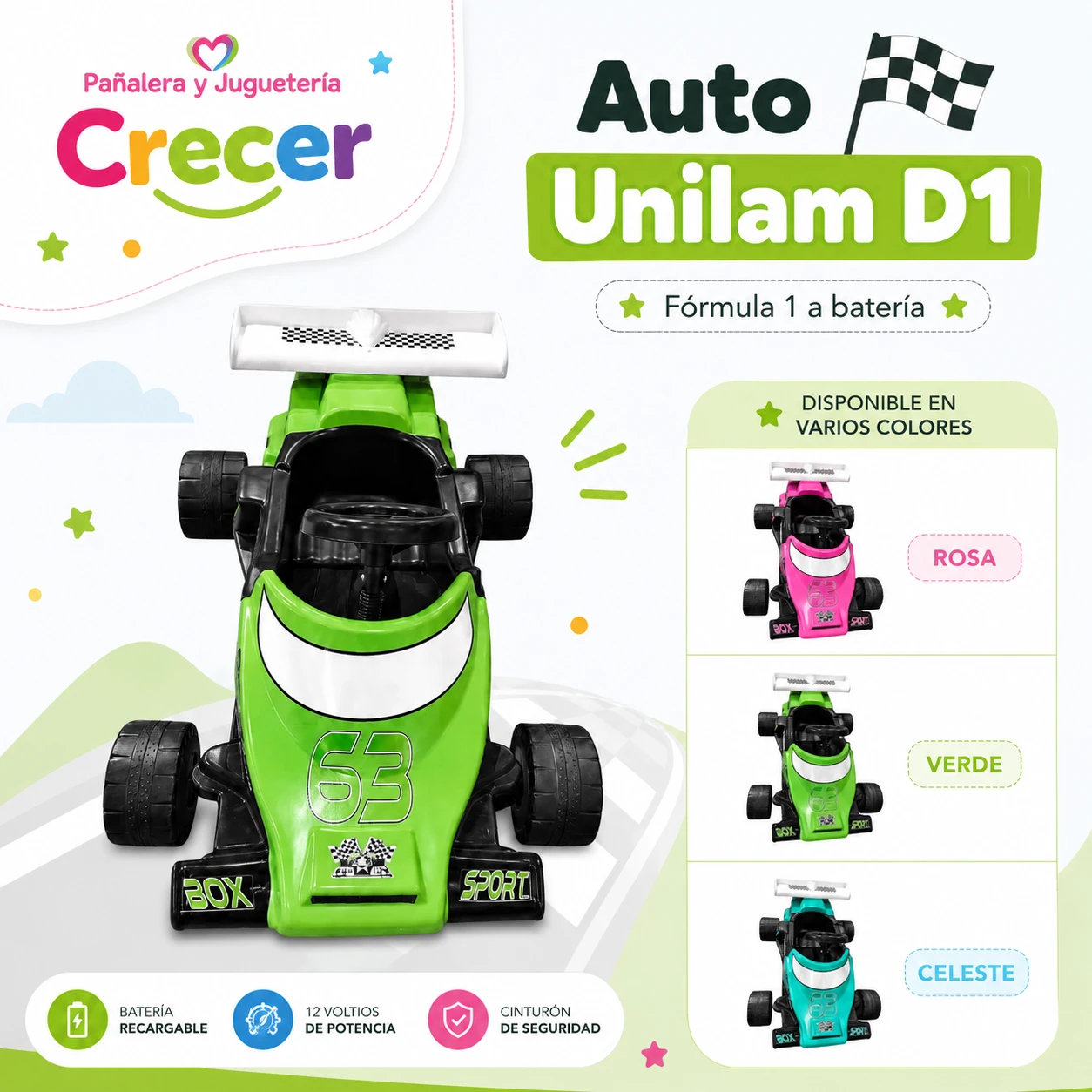 Auto Unilam D1 Niños