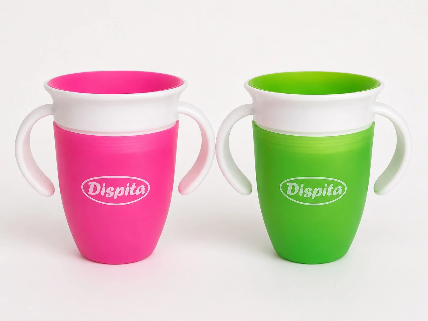Vaso 360 antiderrame con agarre x 210 ml.