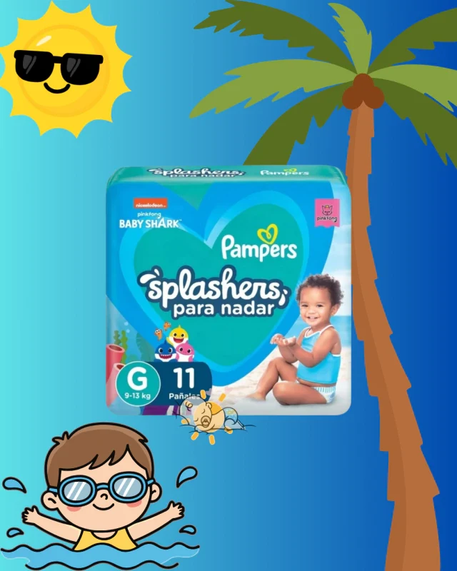 Pañales De Agua PAMPERS Splash