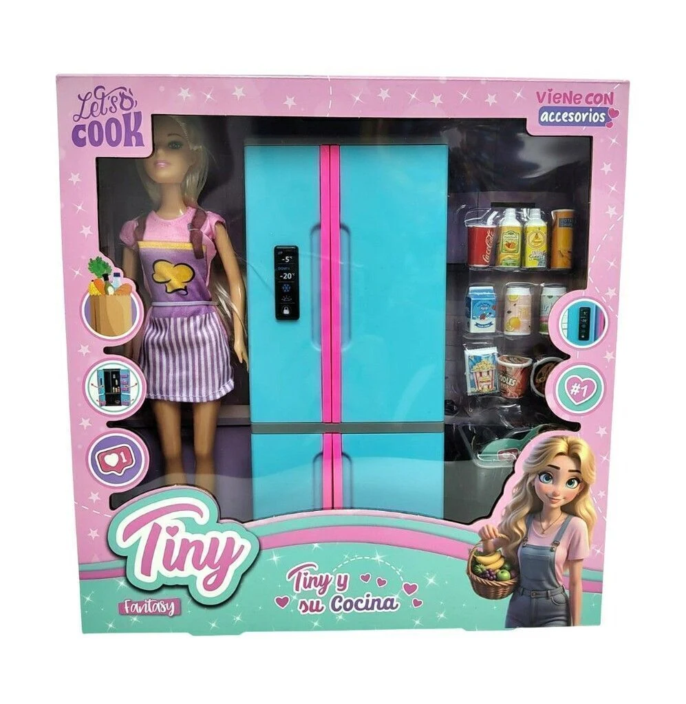 Muñeca tiny y su cocina