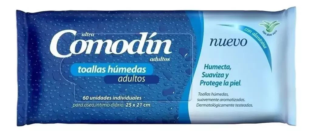 Toallitas Comodin para adultos x 60 u.