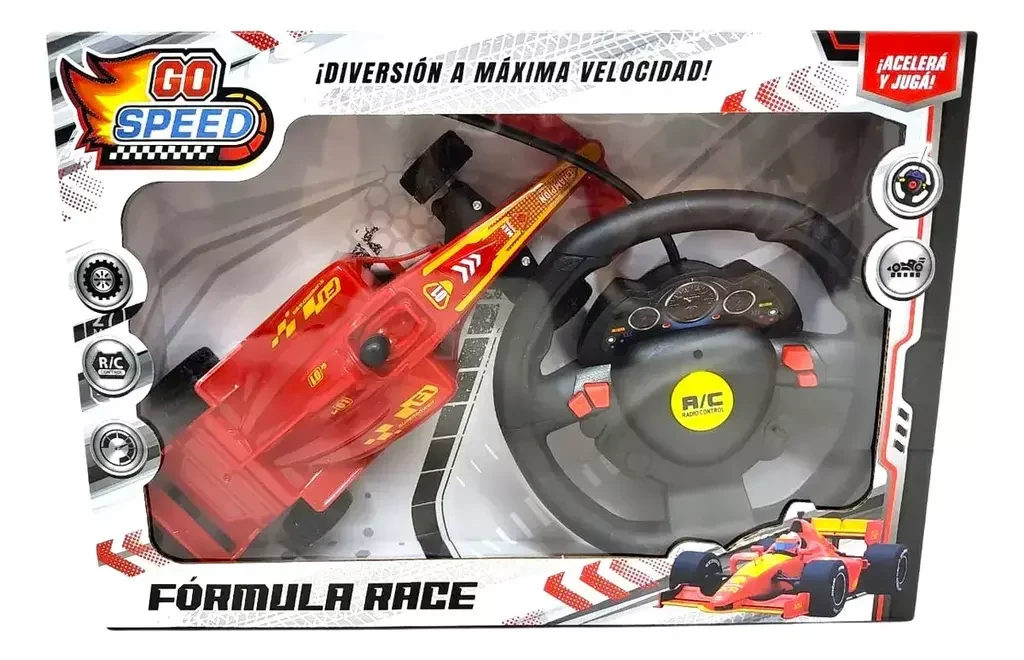 Formula uno a radio control con volante