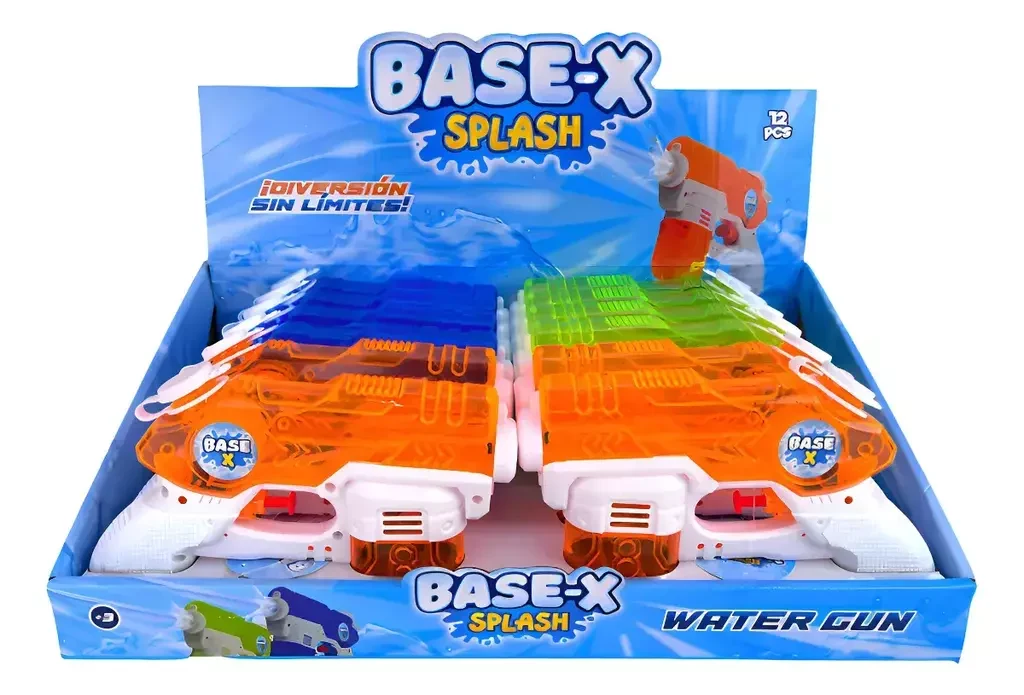 Pistola de agua fast shot - transparente