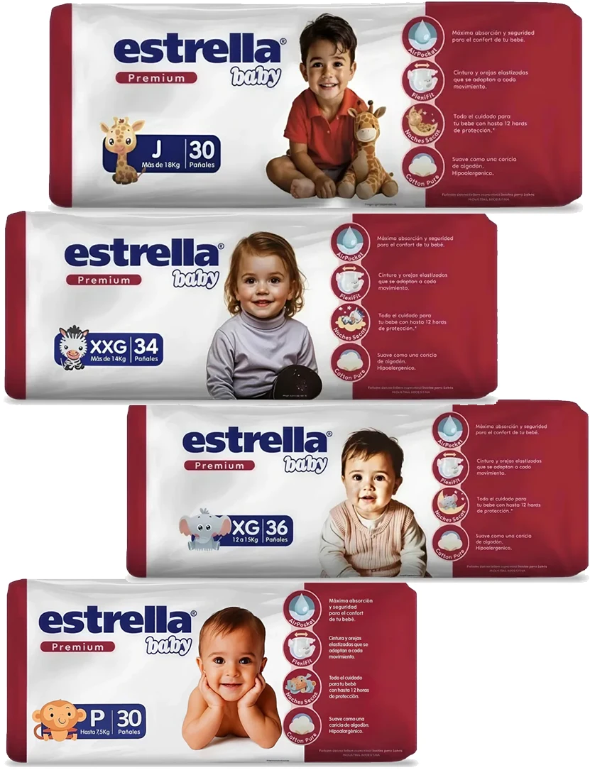 Pañales Estrella Premium