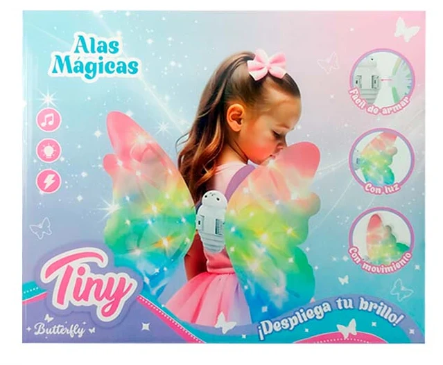 Tiny butterfly alas magicas con luz y sonido