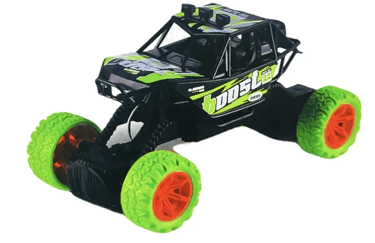 Auto a radio control con ruedas de goma go speed