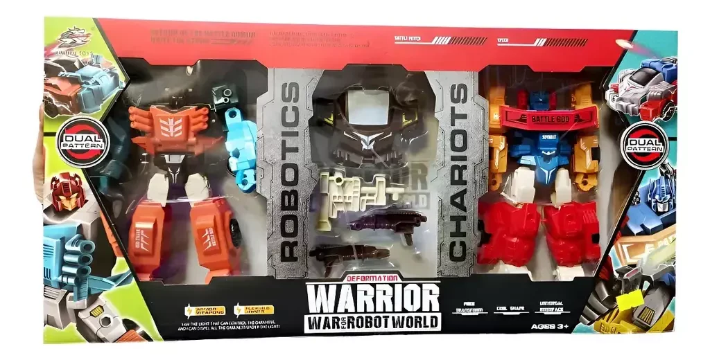 Mega combinacion de robots transformers