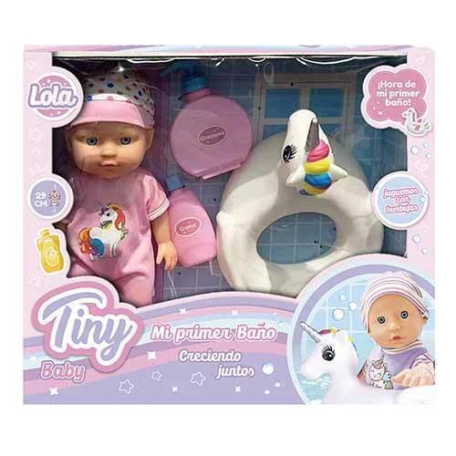 Bebote tiny con unicornio y accesorios