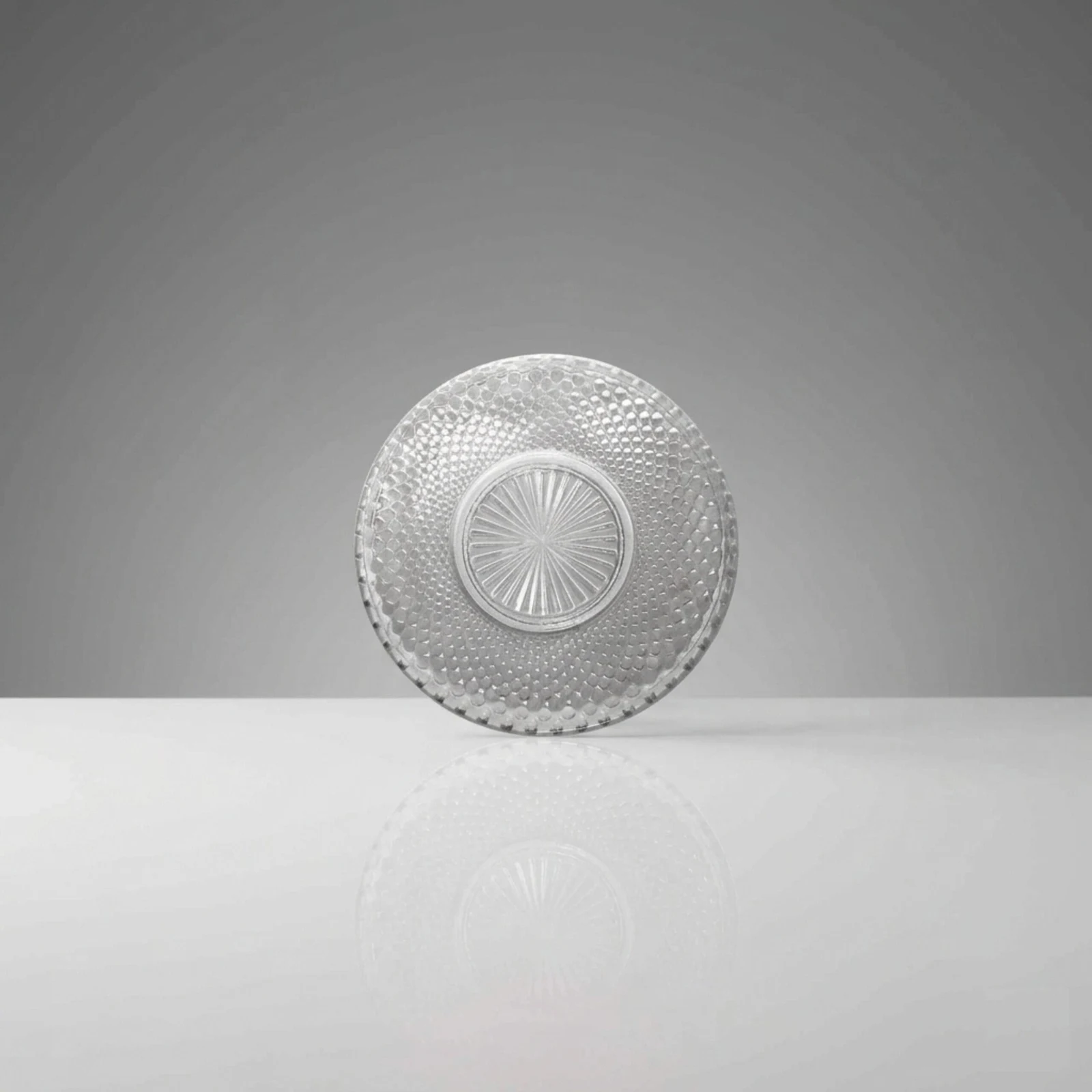 Plato de Té Tallado - Caja x12 u.