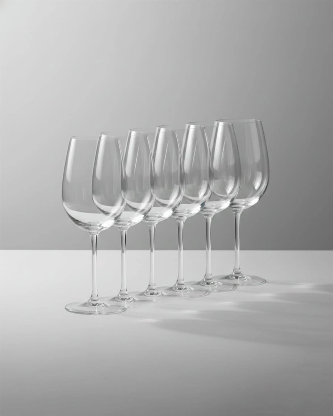 6 Copas Vino Blanco con madera
