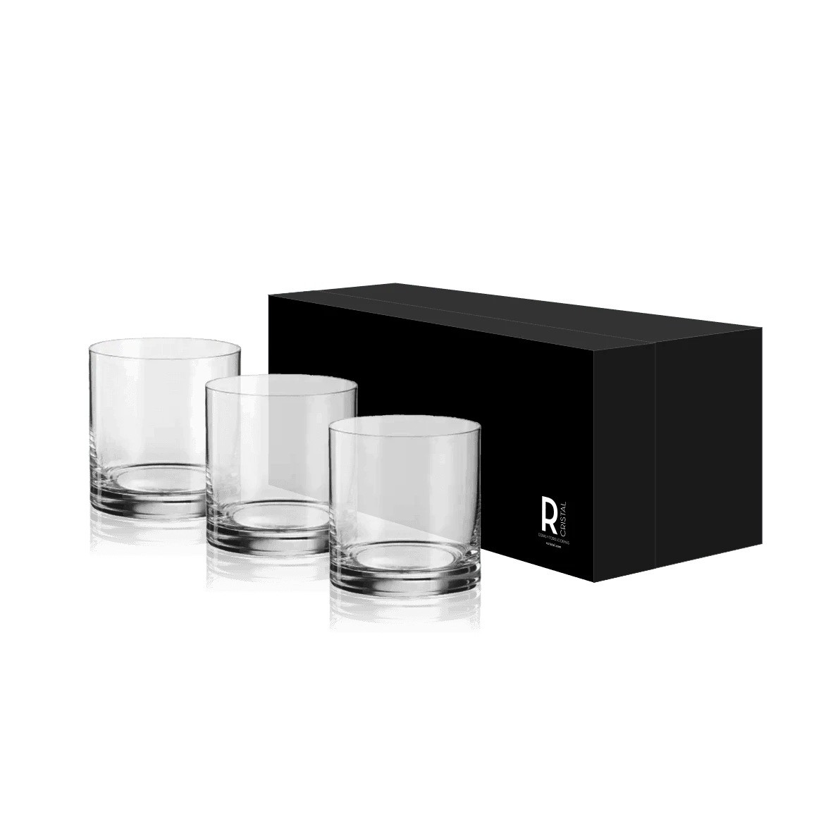 Set 3 Vasos Whisky Cristal en Caja